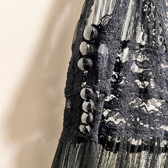 🚫SOLD🚫 Vintage Betsey Johnson Sheer Mesh & Lace Dress - Picture 5 of 7